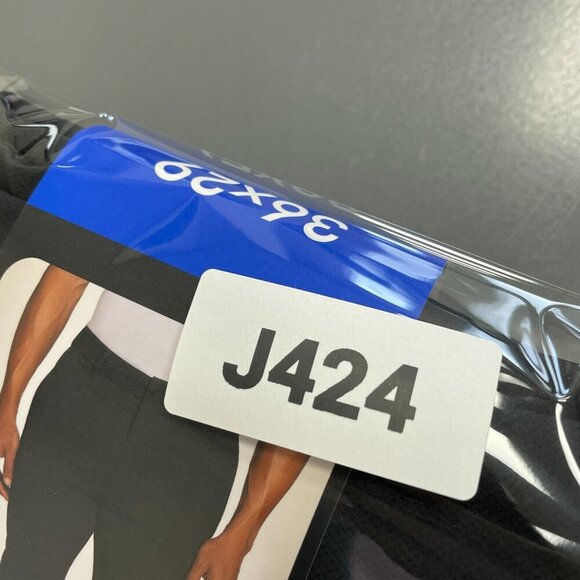 NEW Banana Republic Men's 36x29 Flat Front Pants Slim Fit Black Polyester - Picture 8 of 8